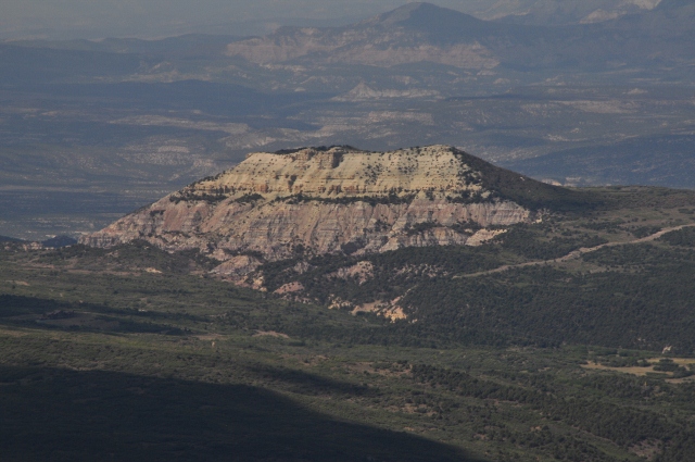 the Colorado National Monument from a distance